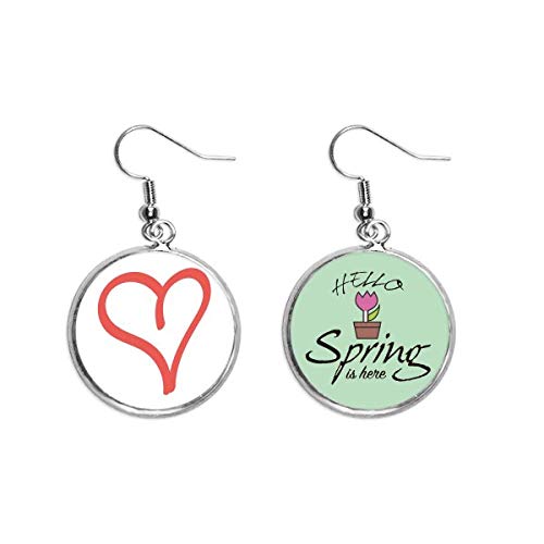 Pendientes de San Valentín en forma de corazón el regalo de primavera idóneo