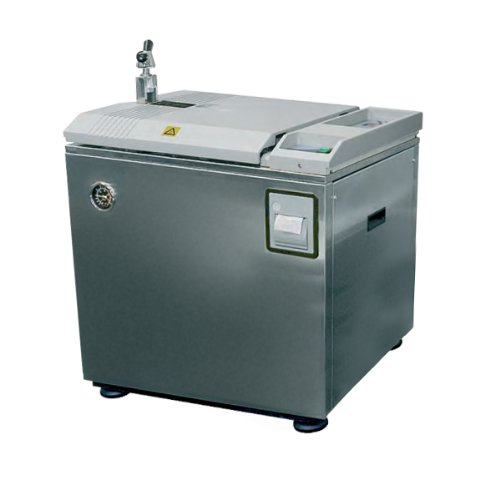 Heidolph Tuttnauer 3870Elvc Vertical Top-Loading Autoclave with Cooling Coils, Printer and 2 Large Wire Baskets, 85L Capacity, 15" Diameter x 27" Length Chamber, 208V