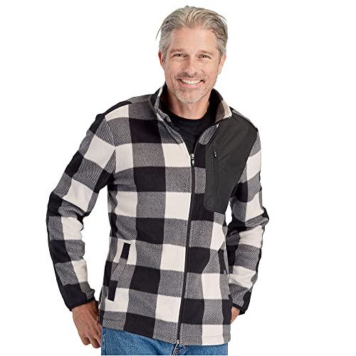 Veste Sherpa Homme Skechers Recovery Chaude et Coupe-Vent Buffalo Check