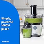 NutriBullet Juicer Pro Centrifugal Juicer Machine for Fruit, Vegetables, and Food Prep, 27 Ounces/1.5 Liters, 1000 Watts, Silver, NBJ50200 - Image 2