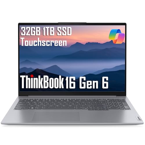 Lenovo ThinkBook 16 Gen 6 Business Laptop (16