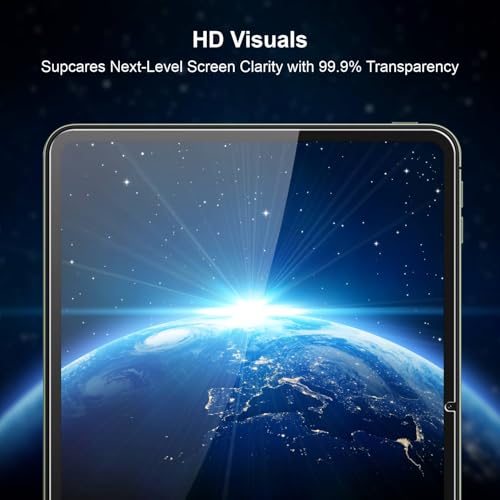 Image of SupCares Tempered Glass for OnePlus Pad Go (11.35 Inch) With Installation Kit | Military-Grade Gorilla Screen Protector | Edge to Edge Coverage | Transparent