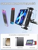 OHLPRO Samochodowy uchwyt na tablet CD, obracany o 360°, uchwyt na iPad i telefon komórkowy do iPad Pro/Air/Mini, Galaxy Tab, Switch, iPhone 5-13