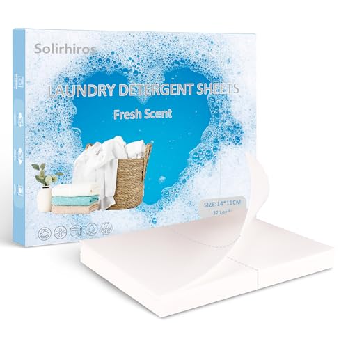 Laundry Detergent Sheets - Travel Laundry Sheets Detergent No Plastic for Camping RV’ing Vacation...