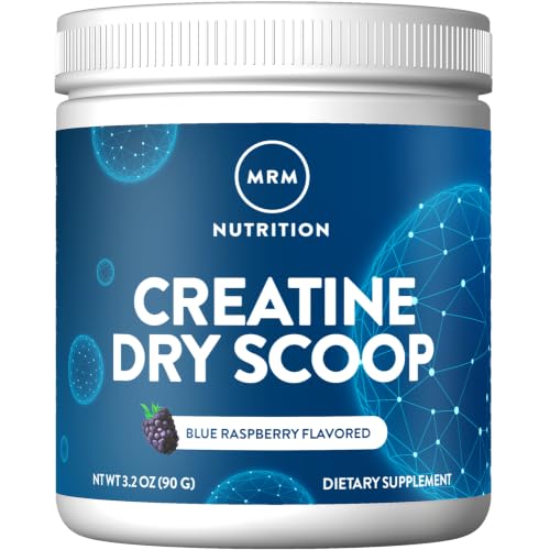MRM Nutrition Creatine Dry Scoop, Blue Raspberry Flavor - 15 Servings