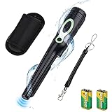 ♣【3 Modos con Alta Sensibilidad】Para detector de metales Pinpointer diseñado para realizar la conversión entre tres modos: modo de vibración (silencioso), modo de audio, vibración y modo de audio. Hay tres niveles de sensibilidad con diferentes alertas de audio y vibración a la diferente distancia entre el sensor y el objeto. Presione el botón durante 2 segundos para encender/ apagar la varilla del detector de metales, haga clic en el botón una vez para la conversión de modo.