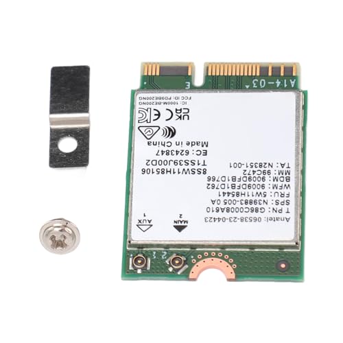 Jiawu WiFi 7 Card BE200NGW, 2.4G 574Mbps 5G 2400Mbps 6G 5800Mbps Wireless Network Card, BT 5.4 Tri Band WiFi 7 Wireless Cards for Wins 10 11 Computer (No Antenna) miniatura 1