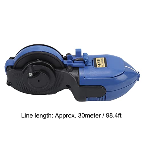 Schlagschnur-Werkzeug, 30 Meter Schlagschnur, Manueller Tintenmarker, Schreiber, Messwerkzeuge, Kreidebox, Schlagschnurpulver, Kompakte Kreiderolle mit Kreide,