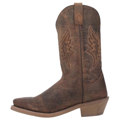 Laredo Men's Nico Embroidered Square Toe Pull on Western Boot3