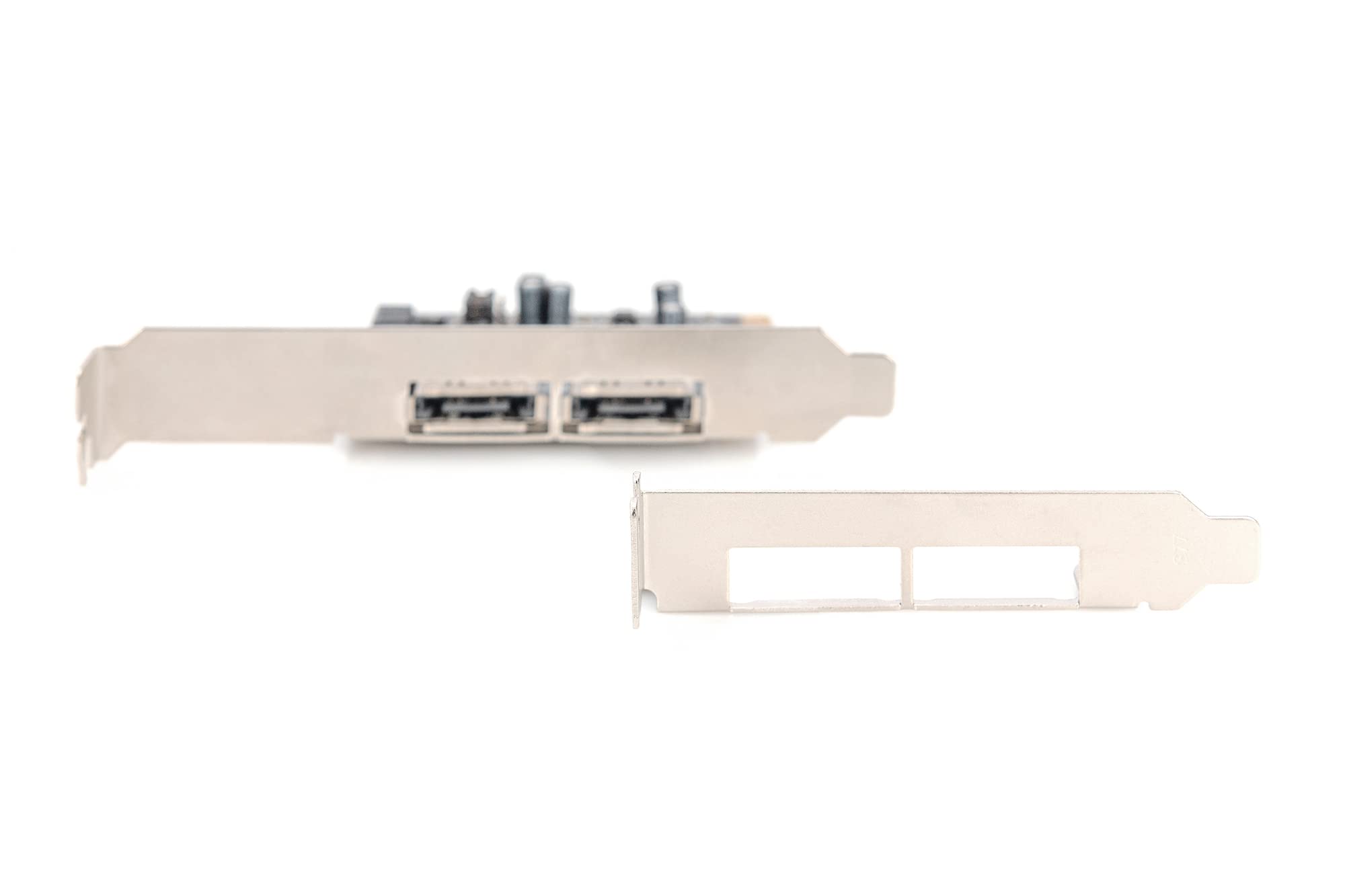 DIGITUS SATAIII PCIe karta rozszerzeń - 2x wewnętrzne porty SATA - 2x zewnętrzne porty eSATA - 6 Gbit/s - dla dysków SSD, HDD lub napędów optycznych