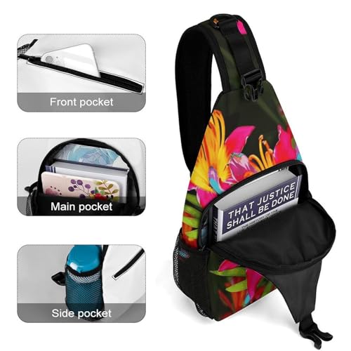 Bolso cruzado tipo sling para viajar y hacer senderismo miniatura 4