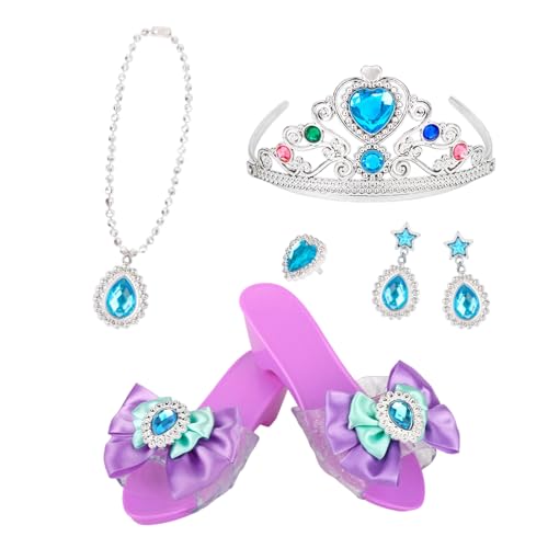 Tyinerc Juguetes de disfraz para niñas, accesorios de cosplay para niñas, juego de joyas de , para tiempo de juego, cumpleaños, carnaval, Halloween, actuaciones escénicas, demostraciones,
