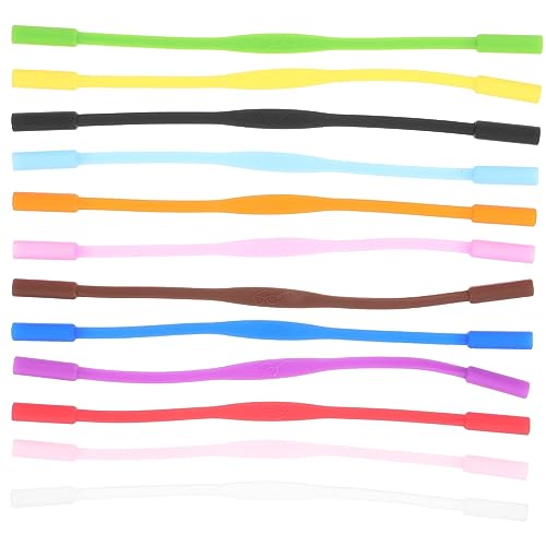 SEWACC Silicone Boys and Girls Glasses Straps Nonslip Glasses Chains for Eyewear Retainer Random Color
