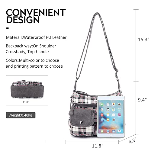 Image of Angel Kiss Crossbody Bags for Women, Ladies Shoulder Handbags and Purses Medium Faux Leather Pocketbooks | Ladies