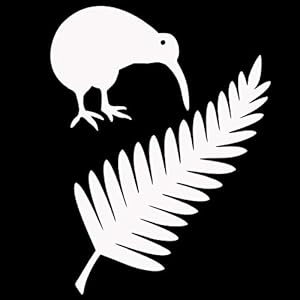 Vinyl stickers for 11.4 * 15 cm Kiwi Bird en Nieuw-Zeeland Fern Vinyl Auto Stickers Creatieve Auto Styling Decal Black…