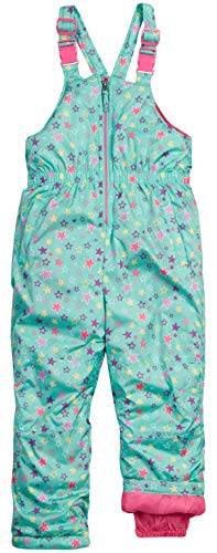 Wippette Girls Heavyweight Insulated Ski Jacket and Snow Bib Snowsuit Set, Size 4, Pink