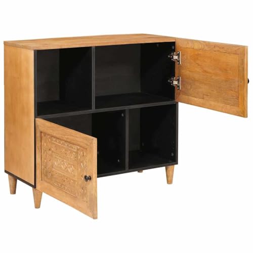 Cómoda de salón moderna en madera de mango para comedor actual 4