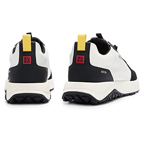 Image of HUGO Mens Running Style Mix Material Sneakers