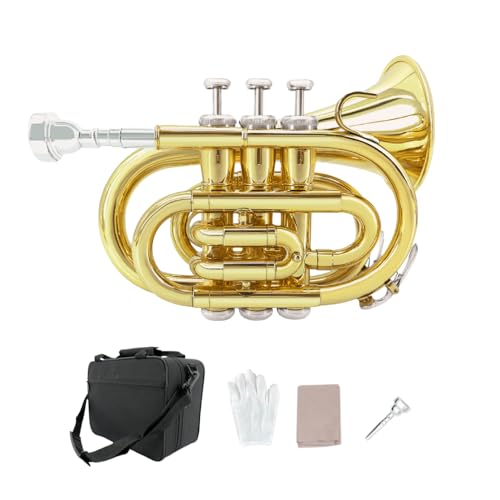 WUQIMUSC Bb Pocket Trumpet