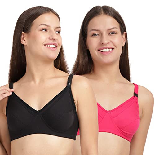 Image of Femzy Women's Cotton Non-Padded Wire Free Maternity Bra