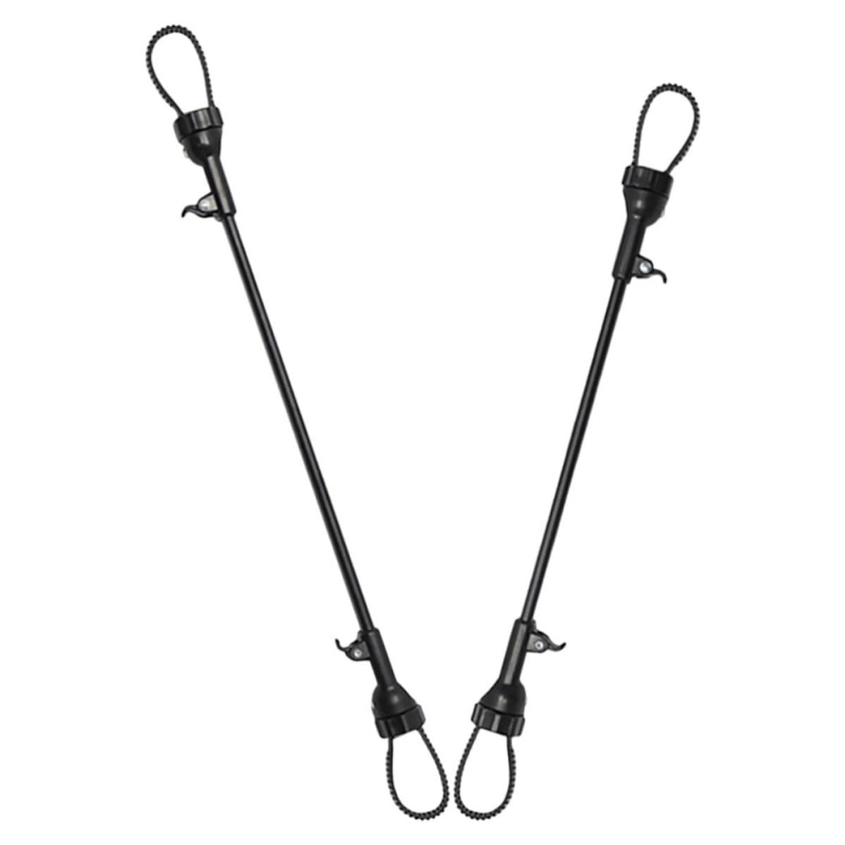 PLAFOPE Conector para Cochecito Doble de Gemelos, Adaptador Ligero y Plegable de Hierro y Plástico, Fácil de Colocar y Quitar, Adecuado para Viajes y Salidas, Pack de 2 Piezas