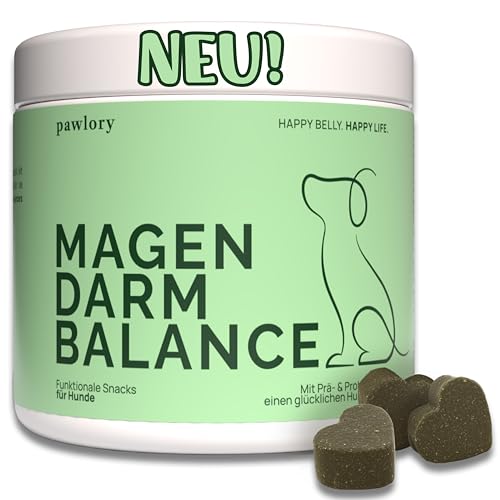 Prä- & Probiotika für Hunde – 100 funktionale Snacks (300 g) | Unterstützt Darmflora & Verdauung...