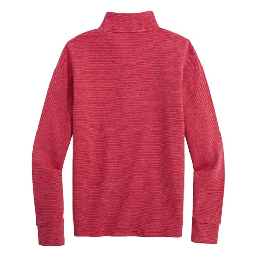 Image of vineyard vines Saltwater Quarter-Zip, Red Velvet, Large