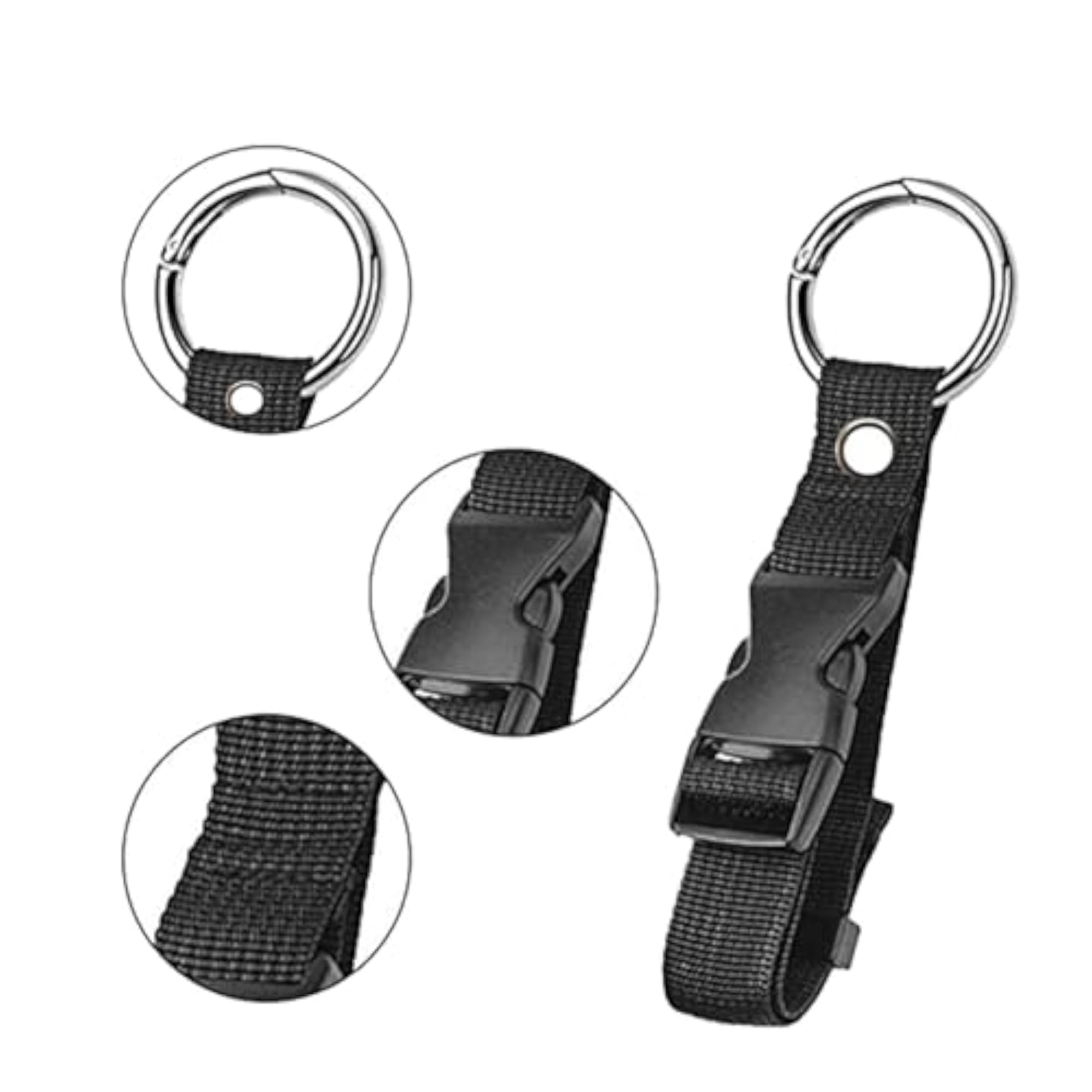 5x Luggage Strap Jacket Gripper Baggage Belt