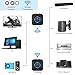 1Mii 2.4GHz Wireless Audio Transmitter Receiver Set (1 TX+1 RX) for TV, 262Ft/80M Long Range 25ms Low Latency with AUX RCA in/Out, Wireless Audio Adapter for TV PC Powered Speaker Amplifier Soundbar