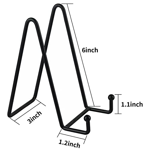 image for Decolore Black Metal Display Stands for Plate Stand Plate Holder Displ
