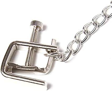 Pinza para pezones, abrazaderas para pezones, abrazaderas para pezones, abrazaderas para pezones para mujeres con cadena, erótico ajustable, juguete sexual SM para mujeres y parejas