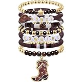 bottes perlee Cadeau parfait : les bracelets de cowgirl western sont un cadeau idéal pour les anniversaires, les vacances ou les fêtes d'amitié. Ces bracelets de cowgirl sont parfaits pour les femmes, les adolescents et les amateurs de musique country qui incorporent l'esprit occidental.