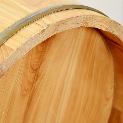 Bañera de pie de madera sólida para spa y pedicura miniatura 4