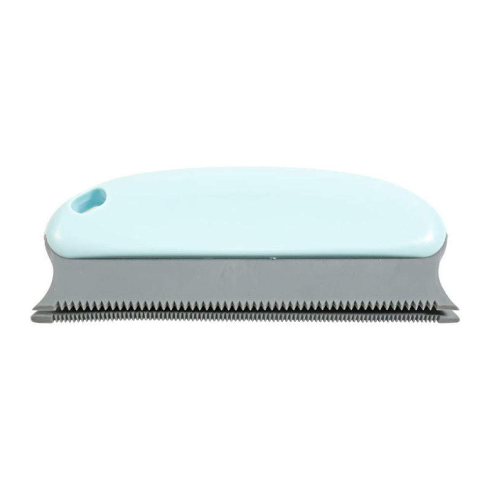 Pet Comb Blue Multifunctional Rubber Pet Hair Remover Brush Reusable Dog Comb Tool Hair Cleaning 3Pcs