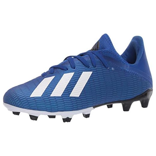 adidas Men's X 19.3 Firm Ground Boots Soccer Shoe, Team Royal Blue/FTWR White/core Black, 9 M US