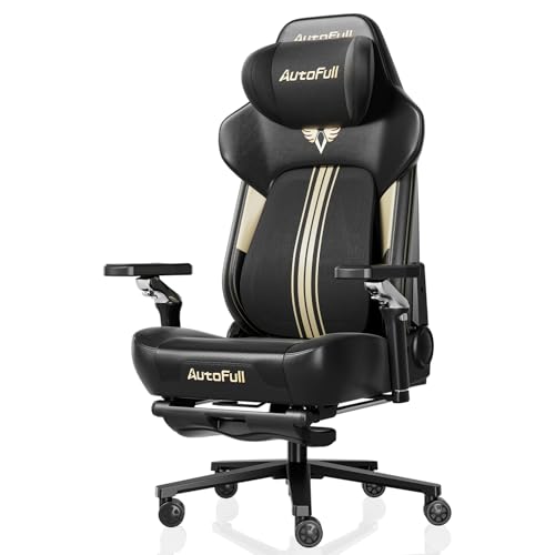 AutoFull M6 Ultra+ 2.0 Gaming Chair World First with Shiatsu Massage | 720 Mechanical Armrests Dynamic Lumbar Support Adjustable Headrest | Ventilated & Heated