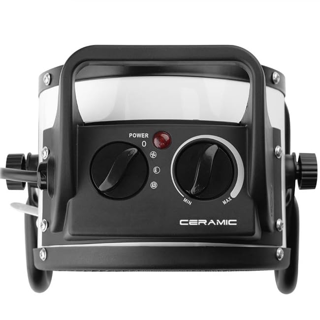Suinga Calefactor Cerámico Industrial con función ventilador, Resistencia PTC, 3000 W, Color Blanco.