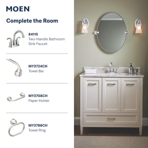 Moen 82115 Idora Single-Handle Posi-Temp Tub and Shower Faucet with Valve Included, Chrome, Pressure-Balancing Shower System with Showerhead and IPS Tub Spout - image 9