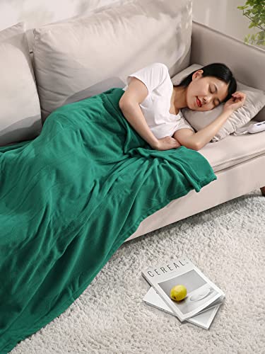 Electric Blanket Heated Throw 50" X 60" With 3 Hours Auto Off & 4 Heating Levels, Lightweight Cozy Soft Fleece And Full Body Warming, Etl Certified Machine Washable For Home Use #TOP4