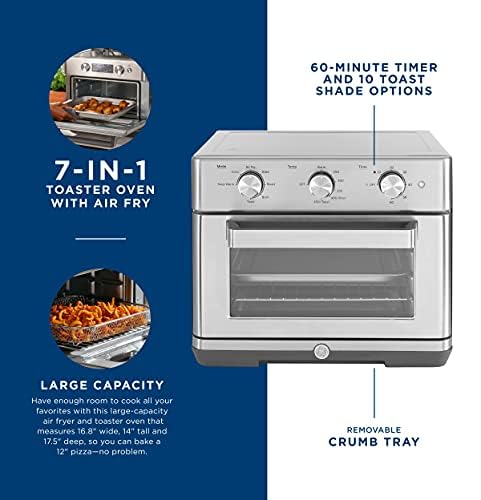 image for GE Mechanical Air Fryer Toaster Oven + Accessory Set | Convection Toas