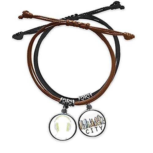 Bracelet corde Casque Vert Gray en cuir Sidi idéal pour vos concerts