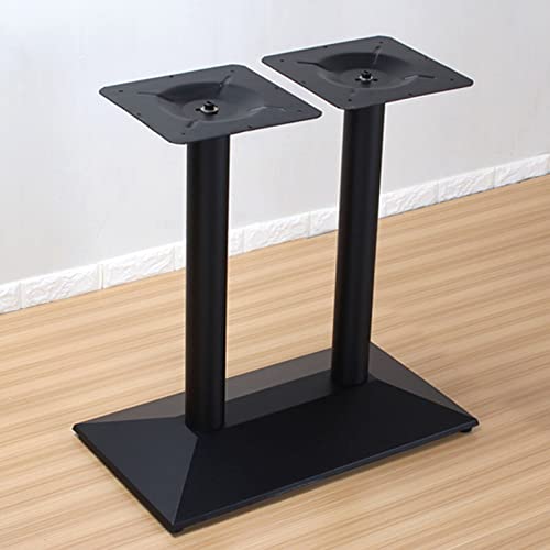 Mgorgeous Patas de mesa de metal negro 75 cm de altura – Patas de mesa de acero modernas patas de...