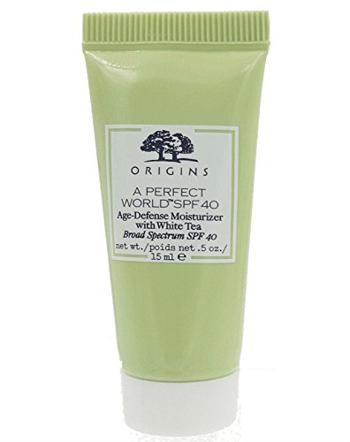Origins A Perfect World Age Defense White Tea Moisturizer SPF 40 0.5 oz Travel Size