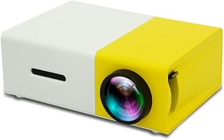 LAMELLIS YG300 Pro LED Mini Projector 1080P Full HD Supported -Compatible USB AV TF Portable Home Media Player US Plug