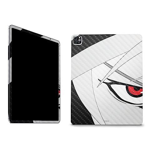 Image of MightySkins Carbon Fiber Skin Compatible with Apple iPad Pro 12.9 inch M2 6th Gen (2022) Full Wrap Kit - Anime Eye | Protective, Durable Textured Carbon Fiber Finish | Easy to Apply | Made in The USA