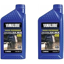 Yamaha New OEM FC-W 10W-30 4-Stroke Engine Oil 1qt QTY 2، LUB-10W30-FC-12
