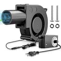 Peelanmall Ventilador radial, 12 V, CA 220 V, EC 240 V, turbinas