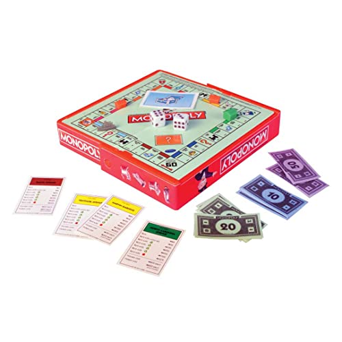 Super Impulse 361224 Worlds Smallest Monopoly Board Game in the World as Mini Version, from 8 Years, Red - Image 3