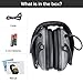 awesafe Electronic Shooting Ear Protection-NRR 24dB Noise Reduction Headphones for Hunting & Gun Range Use