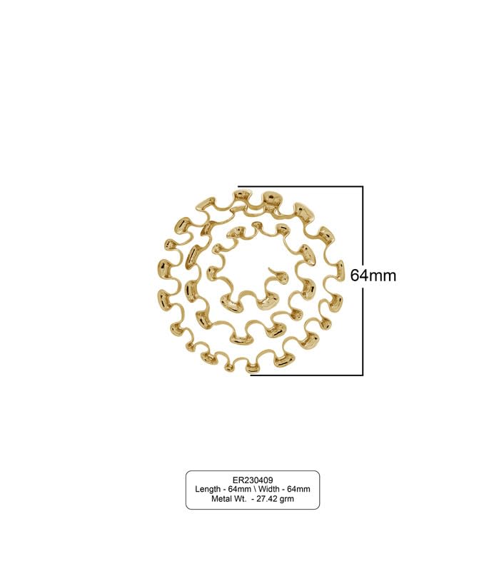 Gold Plated Hoop Earrings for Women | Minimal Aesthetic Fashion Jewelry | Lightweight Alloy Hoops | Trendy Versatile Style Jewelry Earring Gift2